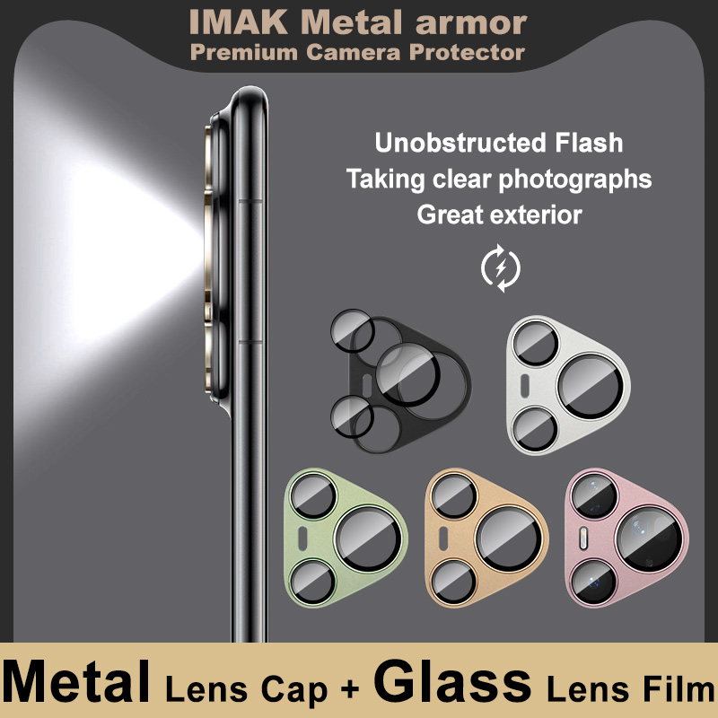 Photography Kit Huawei Pura 80 Ultra - IMAK Metal Armor Premium lensglas voor