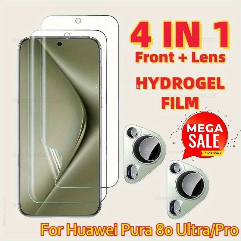 Photography Kit Huawei Pura 80 Ultra - [4-in-1] 2 Stuks HD Anti-Kras Hydrogel