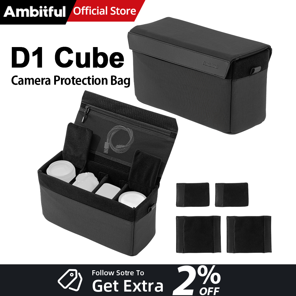 Camera Bag Waterproof - AMBITFUL D1 Cube waterdichte DSLR-cameratas Multifunctionele
