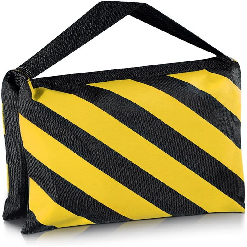 Backdrop Stand Kit - Nieuwe gewichtszak Geel en zwart zandzakken