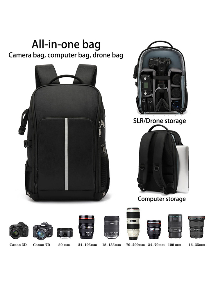 Photography Zone System - Outdoor Fotografie Rugzak DSLR Camera Tas