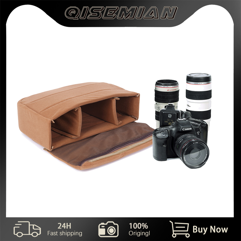 Photography Zone System - QISEMIAN Schokbestendige, gevoerde, zachte cameratas met