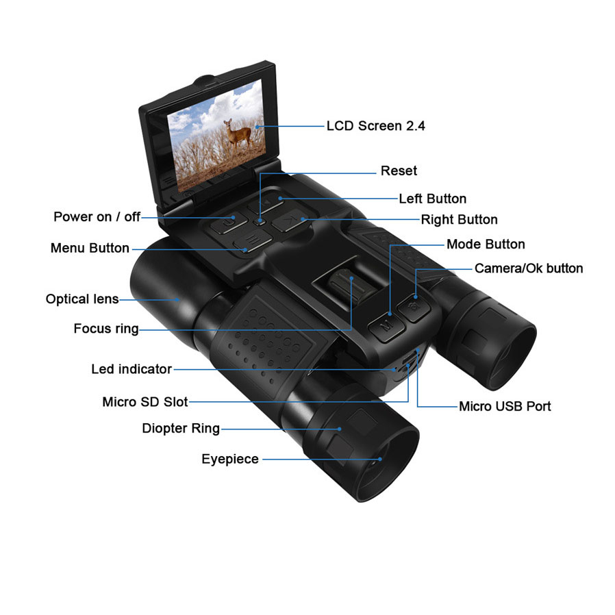 Photography Videos Free - 12X32 Outdoor 2.5K Digitale Fotografie Videocamera