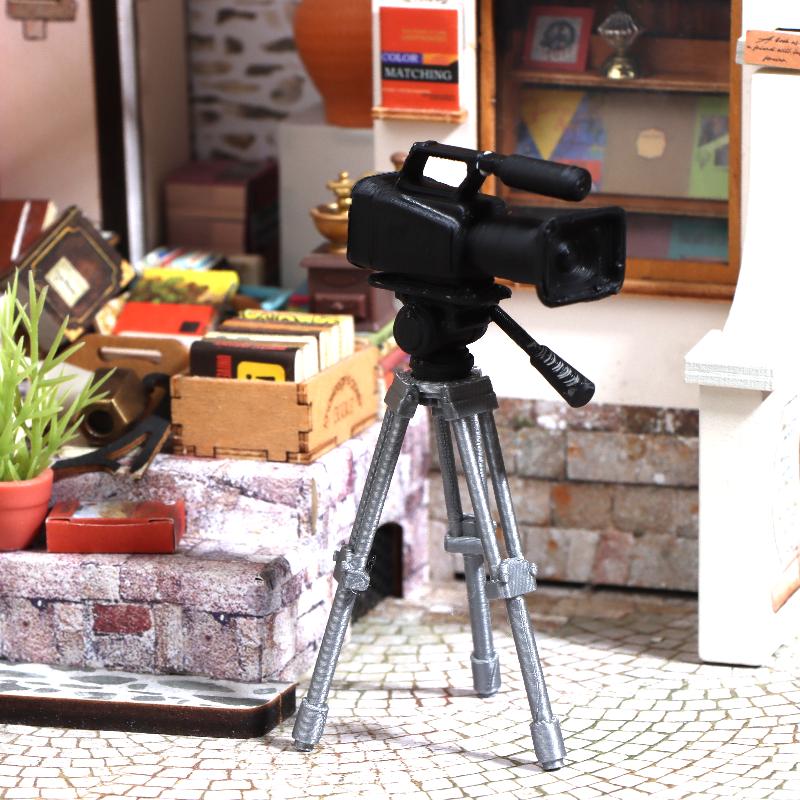 Photography Videos Free - Mini Videocamera Statief Model 1:12 Schaal