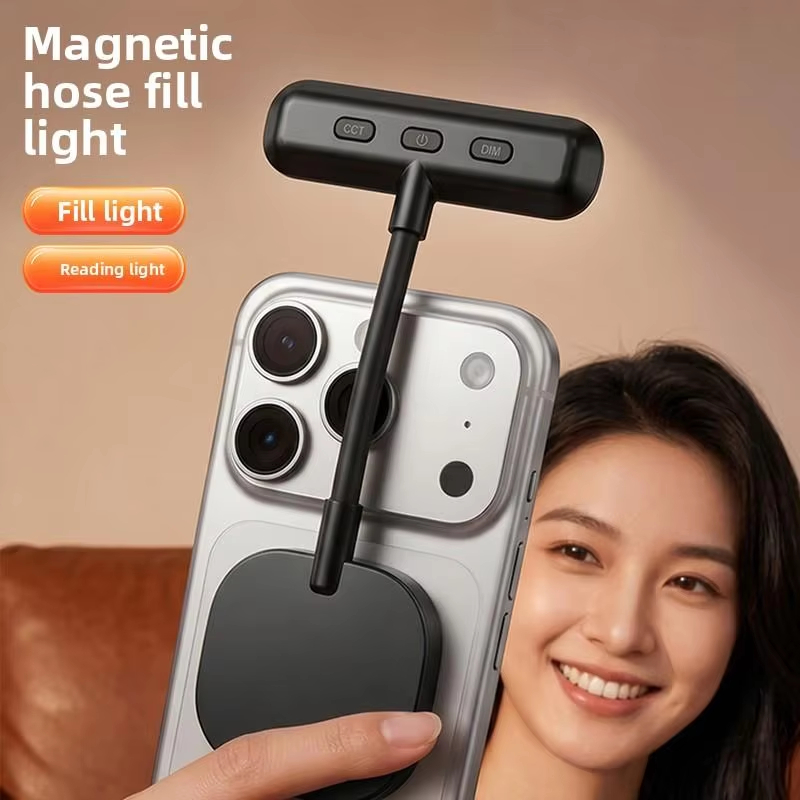 Photography Videos Free - Magnetische mobiele telefoon invullicht, 3-kleurige draagbare