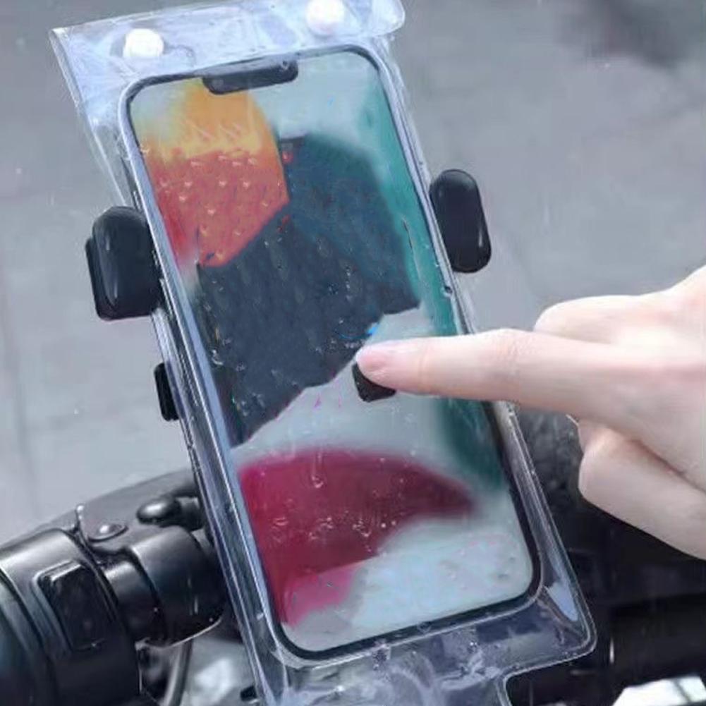 Camera Bag Waterproof - Motorfiets Waterdichte telefoontas TPU-hoes Oplaadbare HD-camera