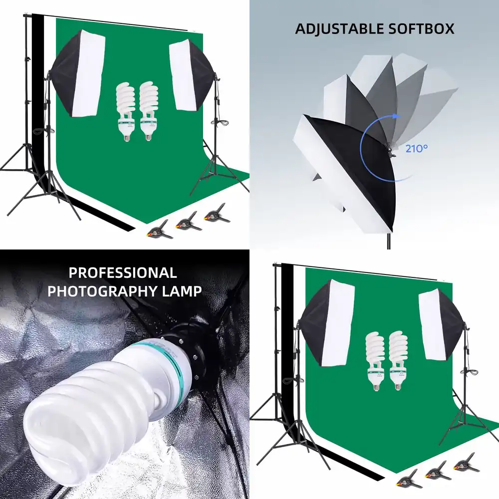 Backdrop Stand Kit - Fotostudio-apparatuur 2,6*3m achtergrondstandaard fotografie achtergrondset softbox