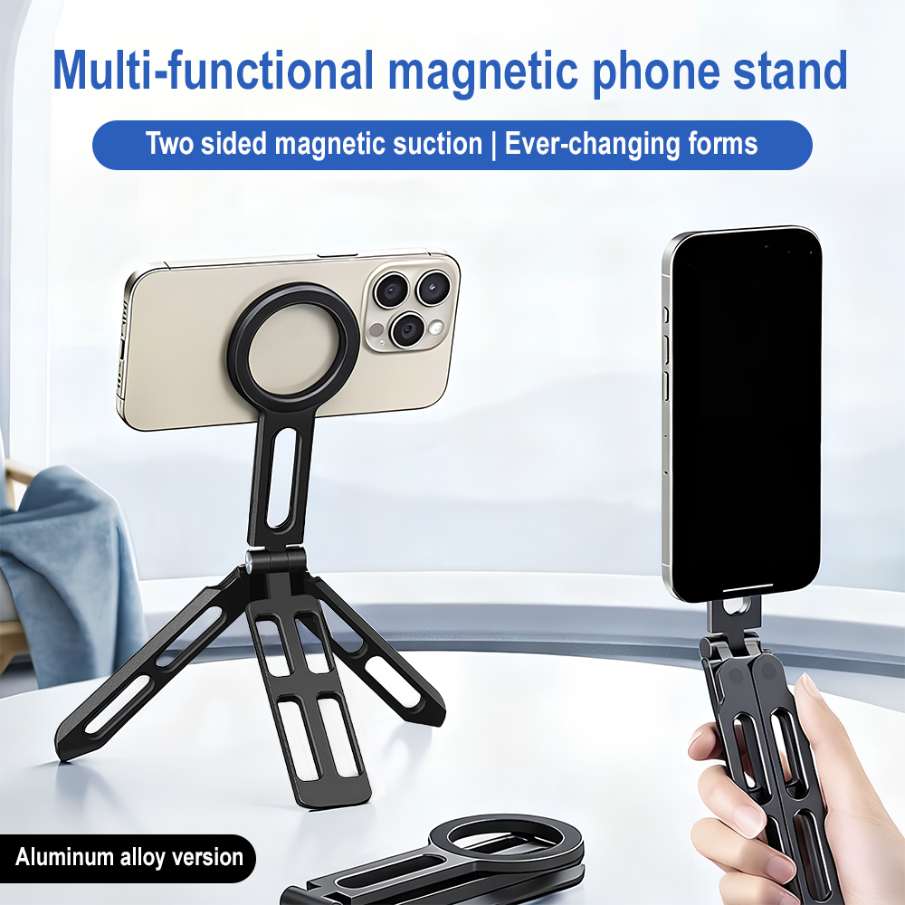 Photography Videos Free - Magnetische telefoonhouder Vierassige 360° ° Draaibare