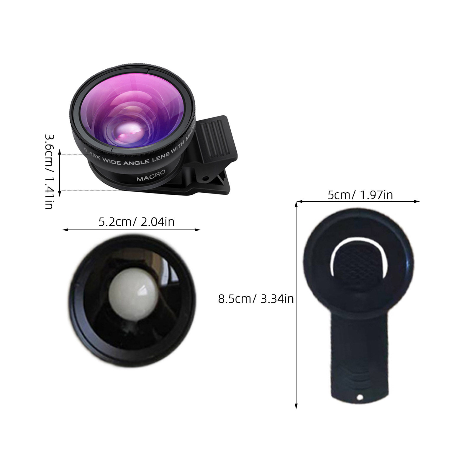 Telefoonlens 0,45x groothoek 1 - Photography Angles recensie en prijs
