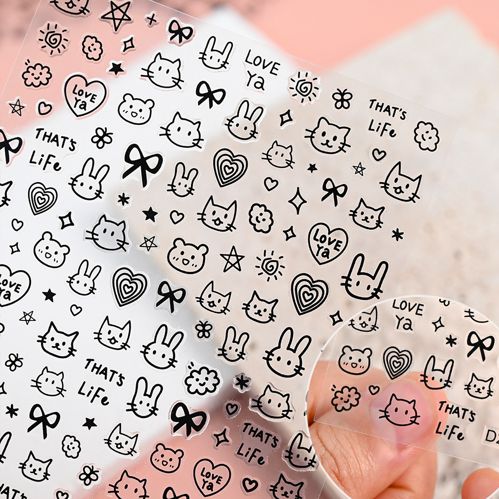 6/12 stuks zwarte kat stickers - Camera Bag Waterproof recensie en prijs