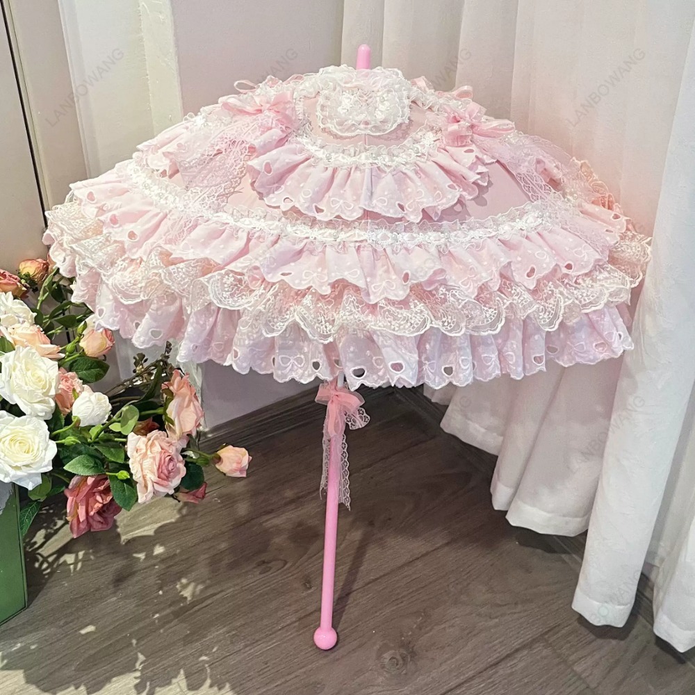 Handgemaakte roze bloemenhart  - Photography Umbrella recensie en prijs