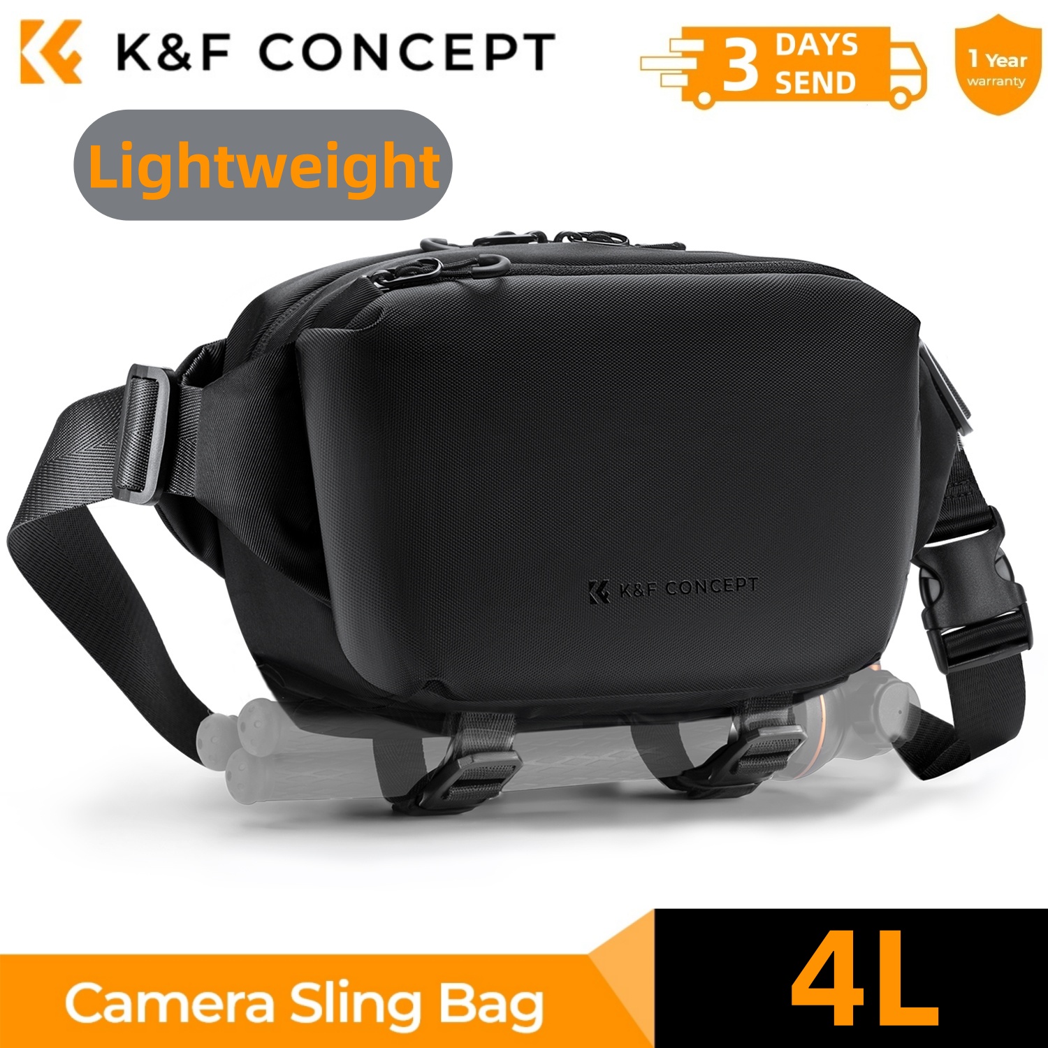 K&F CONCEPT 4L Camera Sling Ba - Photography Camera recensie en prijs