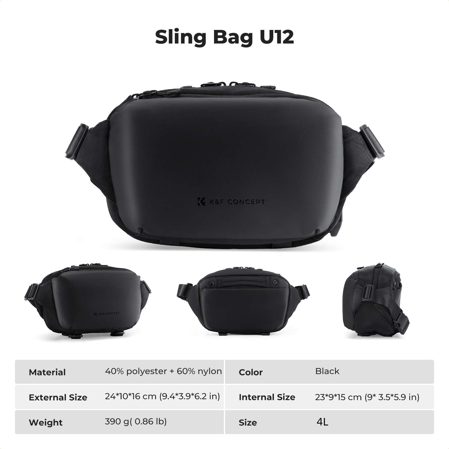 K&F CONCEPT 4L Camera Sling Ba - Photography Camera recensie en prijs