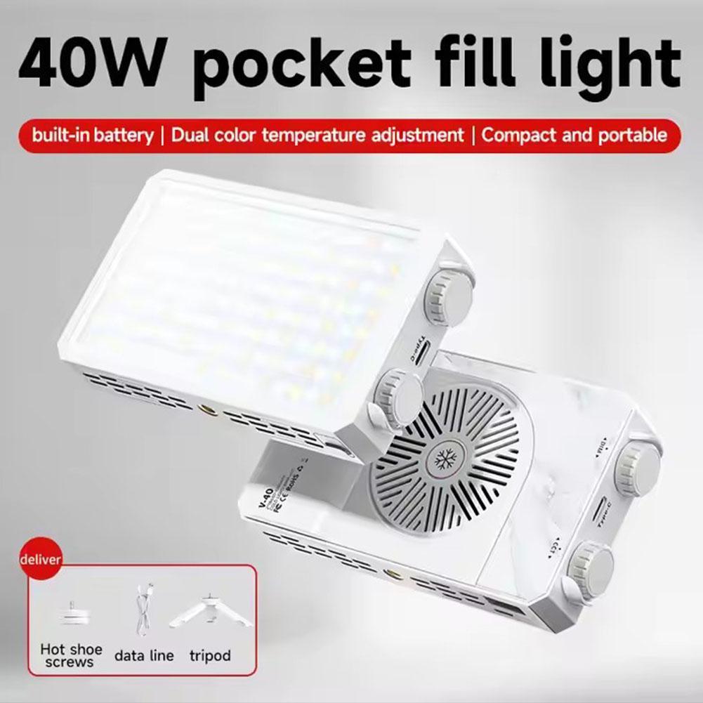 Aanpasbare 40W LED-cameralamp  - Photography Videos Free recensie en prijs
