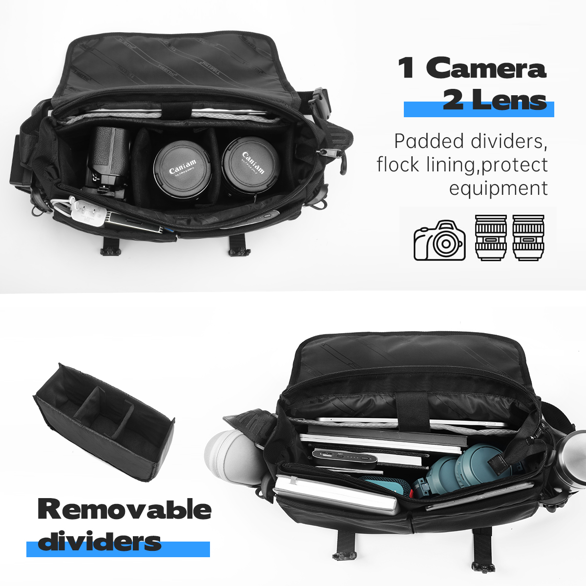 Tigernu Schoudertassen voor he - Camera Bag Waterproof recensie en prijs