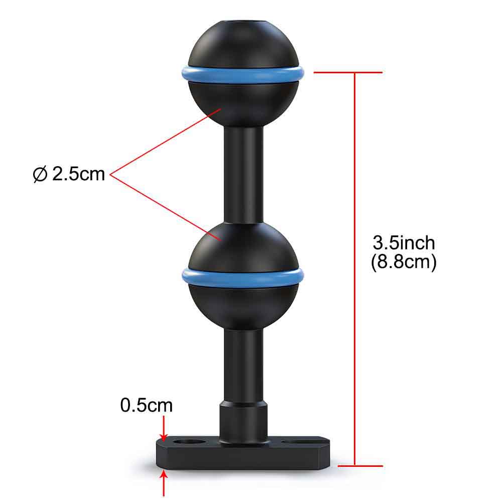 Seafrogs Dubbele 1'' Baladapte - Photography Zone System recensie en prijs