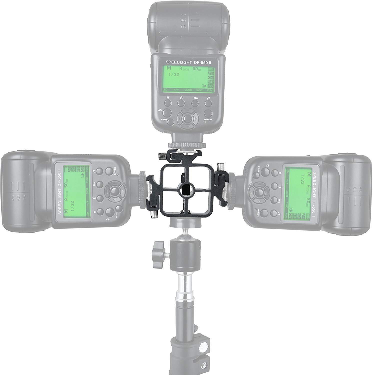 3 Drievoudige Cold Shoe Mount  - Photography Umbrella recensie en prijs