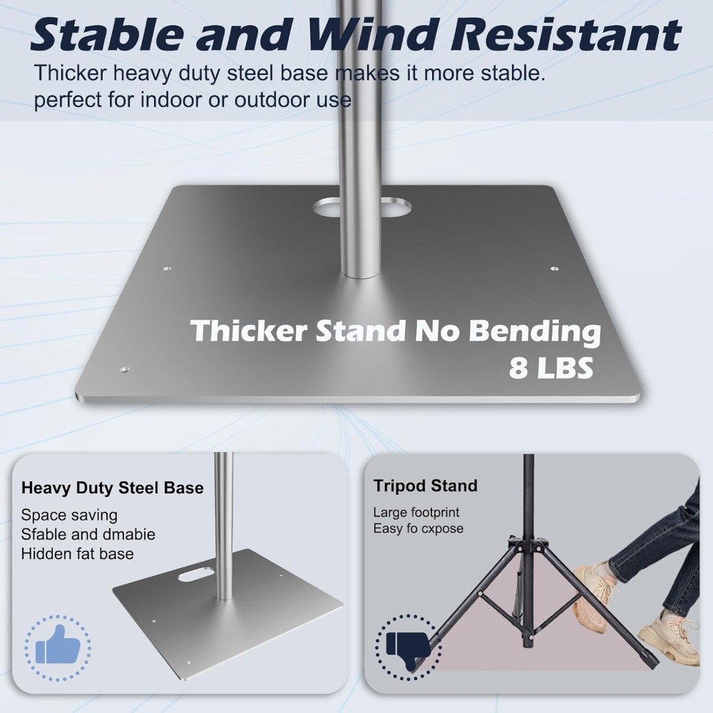 Zware backdrop standaardset 10 - Backdrop Stand Kit recensie en prijs
