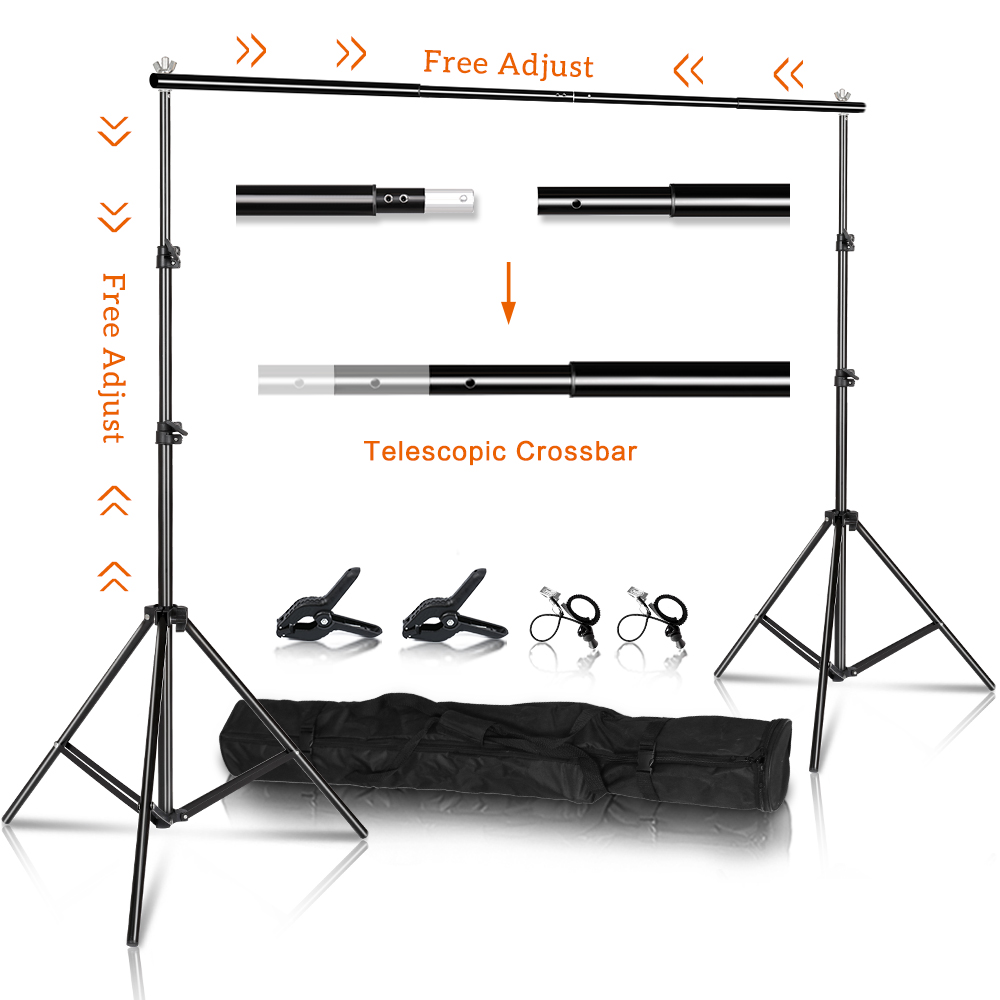 Fotostudio achtergrondfotograf - Backdrop Stand Kit recensie en prijs